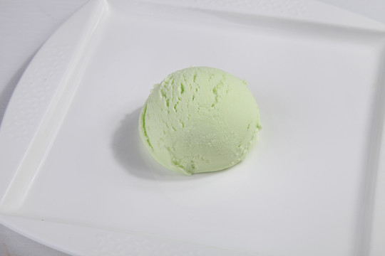 哈密瓜冰淇淋球