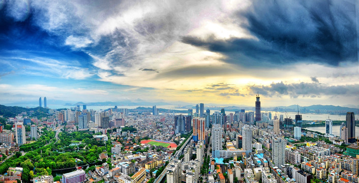 厦门建筑全景