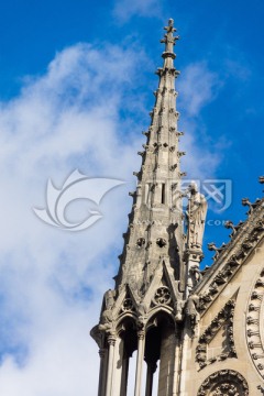 巴黎圣母院建筑写真