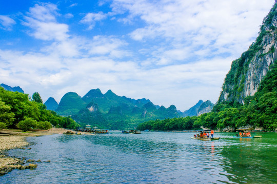 草坪乡漓江风景