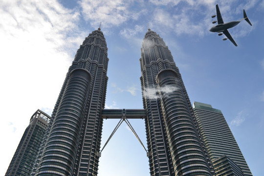 马来西亚吉隆坡石油双塔 双子塔
