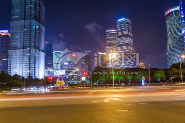 金茂大厦夜景