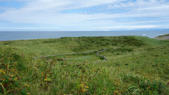 北海道原生花园站海边