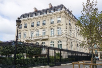 法国巴黎街头建筑物