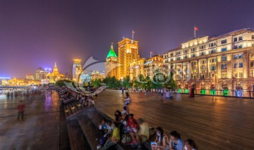 上海外滩夜景万国建筑博览群