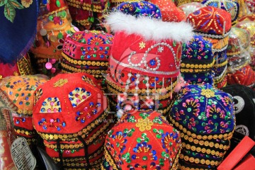 维吾尔族少女帽