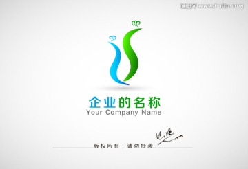 孔雀logo 字母Slogo