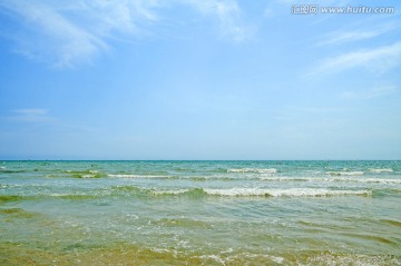 海南三亚天涯海角景区的海水