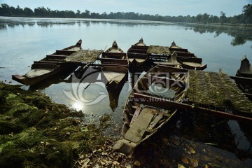 柬埔寨河边风景
