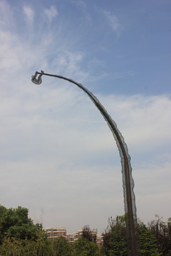 神山公园的雕塑