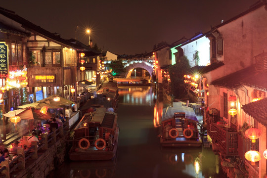 山塘街夜景