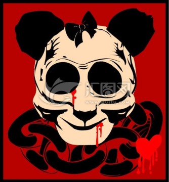 熊猫骷髅 skullpanda