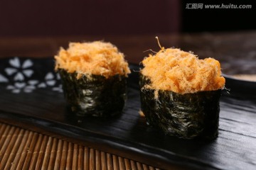 鱼子寿司 寿司 紫菜包饭 日本