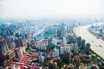 俯瞰上海 上海中心
