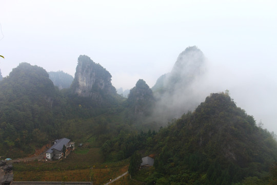 悬崖峭壁 名山大川