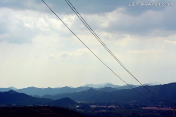 阴雨天的山区