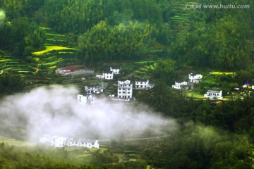 婺源江岭 徽派建筑