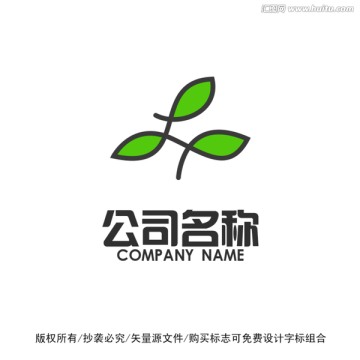 花叶标志logo