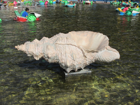 石雕海螺