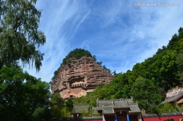 麦积山风光