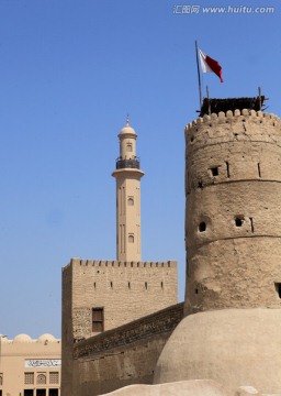 迪拜阿拉伯博物馆 古建筑民居