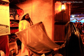 迪拜阿拉伯博物馆 织布纺织