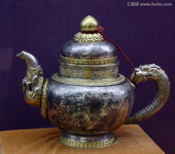 民国银茶壶