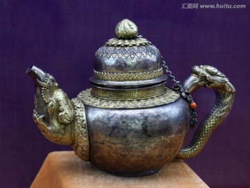 民国银茶壶