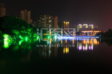 钦州市政 梦园夜景