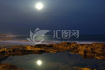 青岛燕儿岛夜景
