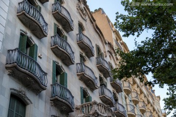 巴塞罗那街头建筑