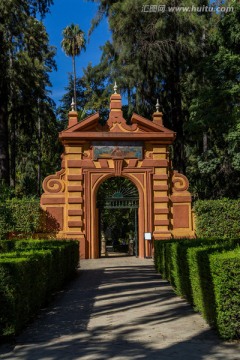 塞维利亚皇宫花园大门