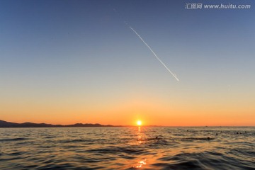 克罗地亚扎达尔日落美景