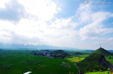 绿色田园 田野