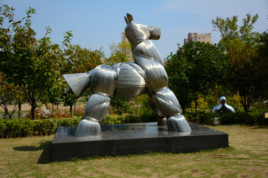 芜湖雕塑公园 大玩伴