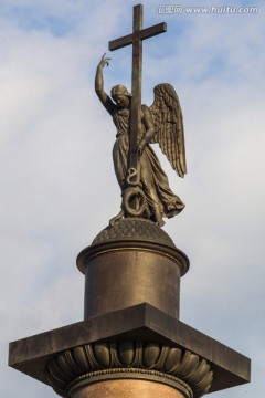 青铜天使雕像