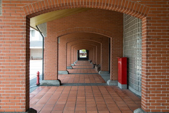 宜兰传统文化艺术中心走廊
