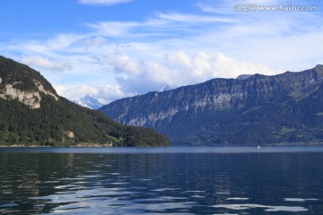 瑞士图恩湖美景