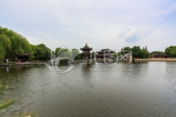 江南水乡周庄南湖园全福讲寺