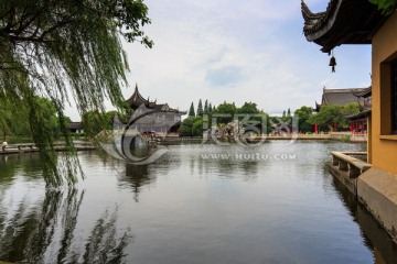 江南水乡周庄南湖园全福讲寺