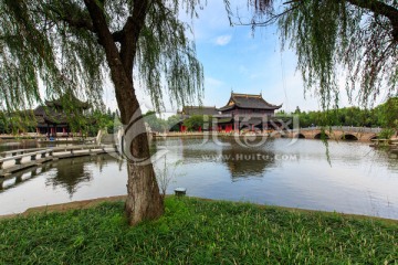 江南水乡周庄南湖园全福讲寺