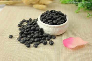 黑豆素材五谷杂粮黑豆