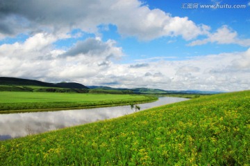 美丽的中俄界河额尔古纳河