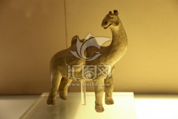 青釉骆驼 唐代文物
