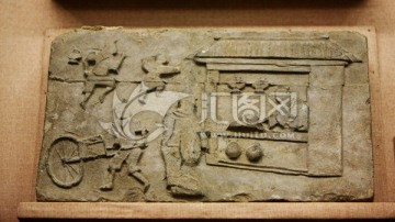 古代神话 人物造形 文化砖