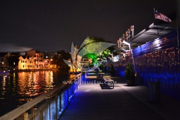 马六甲河夜景