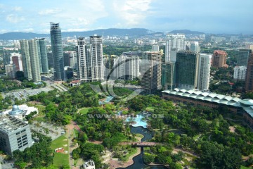 城市风光 吉隆坡俯瞰