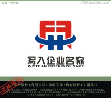 FH字母LOGO