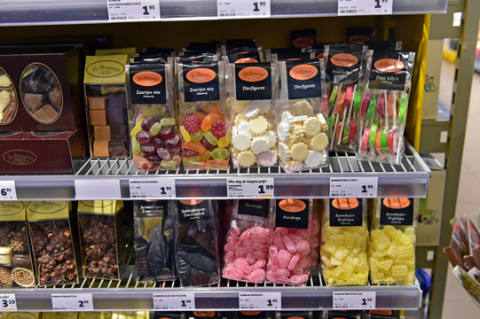 欧洲超市糖果展柜