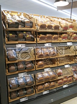 荷兰超市面包展区